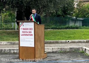 Civita Castellana - L'intervento del sindaco Luca Giampieri in occasione della festa del primo maggio
