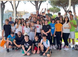 Gli studenti dell’istituto San Benedetto