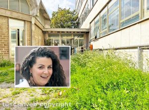 Viterbo - La scuola primaria Egidi - Nel riquadro Chiara Frontini