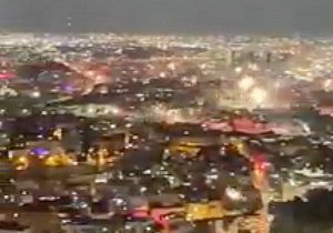 Napoli - Fuochi d'artificio per lo scudetto