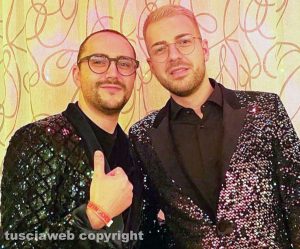 I novelli sposi Danilo Pace e Andrea Kosta