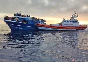 Guardia costiera in azione