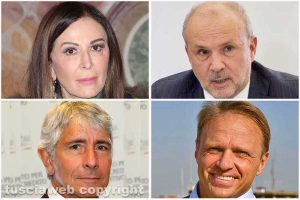 Daniela Santanchè, Orazio Schillaci. Andrea Abodi e Francesco Lollobrigida
