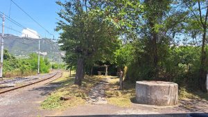 Roma - Stazione Sant'Oreste ripulita dalle erbacce
