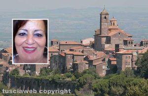 Vetralla - Nel riquadro: Giuseppina Massimetti
