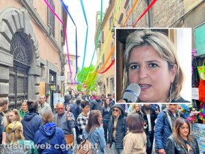Viterbo in festa - Primo maggio - Nel riquadro Irene Temperini