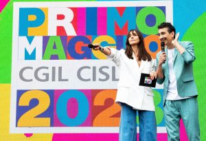 Ambra e Biggio al concertone del primo maggio