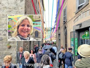 Viterbo in festa - Primo maggio - Nel riquadro Irene Temperini