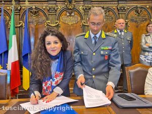 Firma protocollo fondi Pnrr tra comune e guardia di finanza