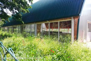 Viterbo - Incuria alla palestra di Santa Barbara