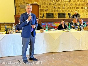 Viterbo - Maurizio Gasparri al pranzo di Forza Italia