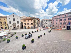 Viterbo - I lavori in piazza del Plebiscito
