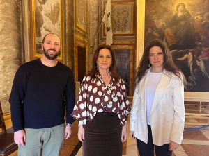 Matteo Achilli, Laura Allegrini e Antonella Sberna