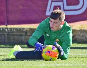 Sport - Calcio - Il portiere capranichese Gabriele Baldi