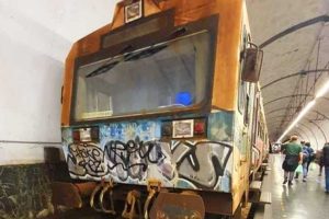 Trasporti - Un treno della Roma-Viterbo