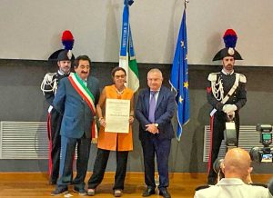 Napoli - A Maria Pia Rossignaud il titolo di Cavaliere dell'Ordine al Merito della Repubblica Italiana