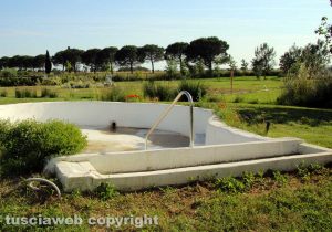 Viterbo - Il Bagnaccio chiuso