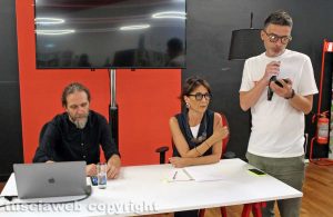 Viterbo - Da sinistra: Matteo Carboni, Daniela Piscitelli e Simone Iocco