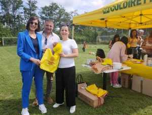Merenda a km 0 offerta dalla Coldiretti Viterbo per i piccoli atleti dell’istituto comprensivo dell'Ellera
