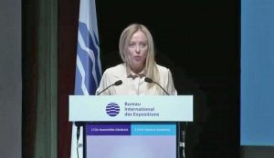 Giorgia Meloni a Parigi