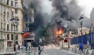 Esplosione in centro a Parigi