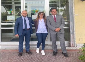 Delegazione del comune di Marta al ministero dell'ambiente