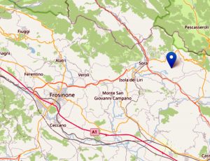Scossa di terremoto in provincia di Frosinone