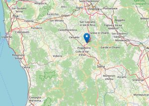 Scossa di terremoto vicino Siena