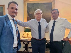 Luigi Serafini, Vittorio Sgarbi e Alessandro Giulivi