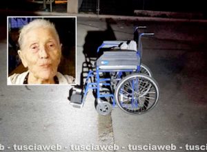 Civitavecchia - Cade dalla carrozzina e muore - Lo scavo - Nel riquadro la signora Giulia Antonini