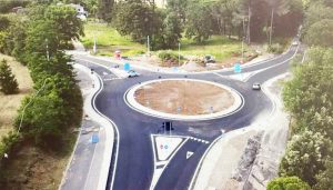 Nepi - Rotatoria in località La Colonnetta