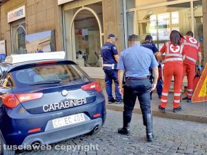 Viterbo - Malore in via Matteotti - I soccorsi