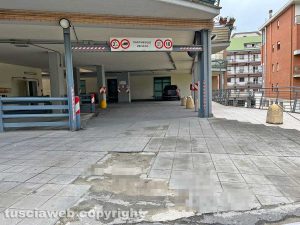 Viterbo - La palazzina in via Molini