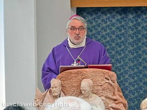 Calcata - Il vescovo Marco Salvi