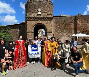 La troupe di Rai Isoradio a Barbarano Romano