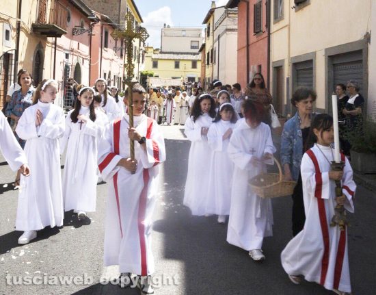 Viterbo - Processione del Corpus domini alla Quercia