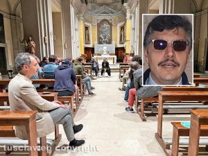 Viterbo - Viterbo - La riunione del comitato di quartiere San Faustino - Nel riquadro: Michele Ranucci