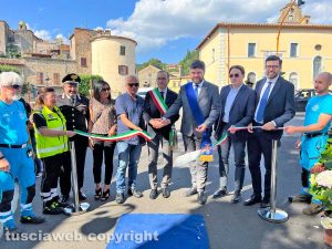Bolsena - Taglio del nastro della 25esima edizione della festa delle ortensie