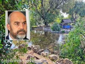 Viterbo - La vasca di pratogiardino Lucio Battisti - Nel riquadro Stefano Floris