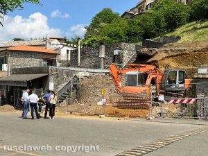 Montefiascone - Il sopralluogo al ristorante Miralago