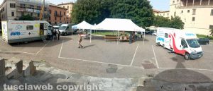 Viterbo - Esercito e Avis per la donazione del sangue