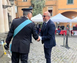 Mauro Rotelli al 209esimo anniversario dell'Arma dei carabinieri