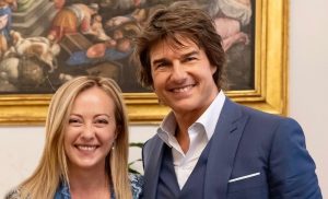 Meloni e Cruise a palazzo Chigi