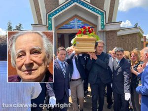 Calcata - I funerali di Paolo Portoghesi