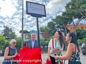 Viterbo - Inaugurazione targa Luigi Battaglia