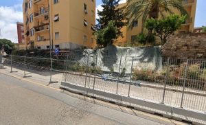 Civitavecchia - Il muro di via Isonzo