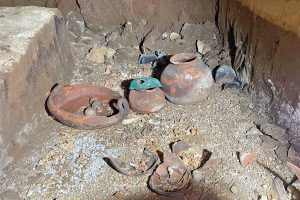 Montalto di Castro - La tomba scoperta alla Necropoli dell'Osteria