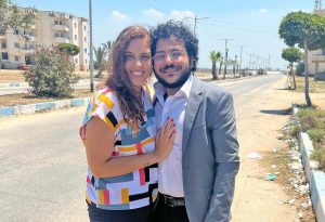 Reny Iskandee e Patrick Zaki