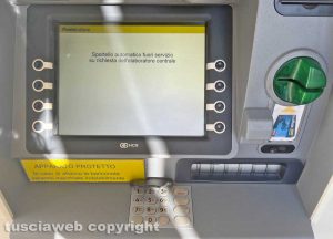 Poste italiane - Sportello automatico fuori servizio