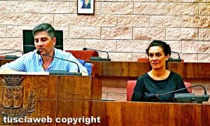 Civitavecchia - L'assessora Galizia e il vicesindaco Magliani